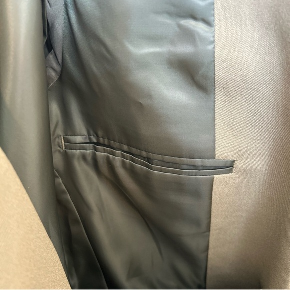 Men’s ASOS DESIGN Slim Suit Jacket, Dark Green, 36” Chest Regular Length - Picture 8 of 8